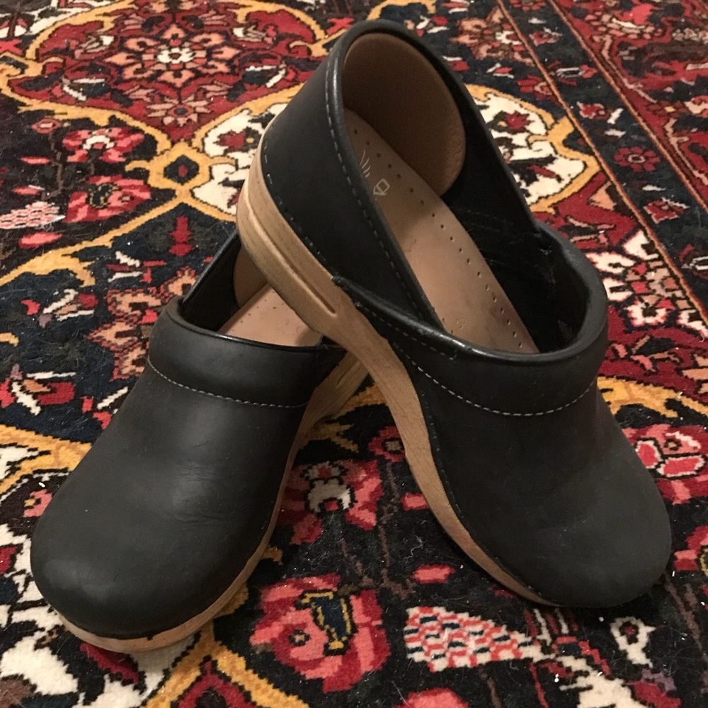 Dansko Black Clogs